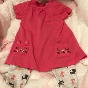 Short sleeve shirt with pants